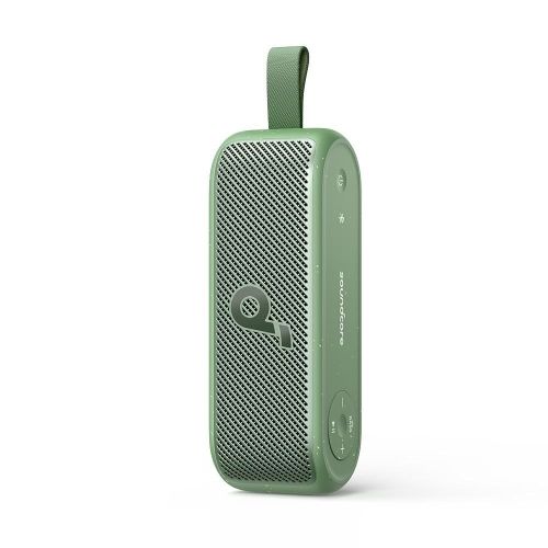 Anker Soundcore Motion 100 Bluetooth Speaker, Portable Speaker With Wireless Hi-Res, 2 Full Range Drivers For Stereo Sound, Customizable EQ, Punchy Bass, IPX7, Ultra-Portable Design For Outdoor Use -green