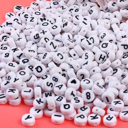 Craft Beads  5000pcs 3mm Glass Seed Beads And 7mm Letter