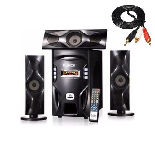 Djack X-BASS Powerful Bluetooth Home Theater System F3L + Free AUX-Black