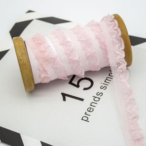 5 Yards Fish Silk Elastic Lace Embroidery Lace Webbing Diy Fabric Clothing Accessories For Home Textile Underwear Briefs