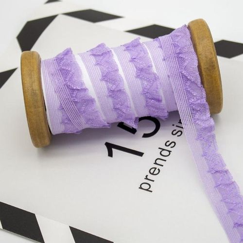 5 Yards Fish Silk Elastic Lace Embroidery Lace Webbing Diy Fabric Clothing Accessories For Home Textile Underwear Briefs