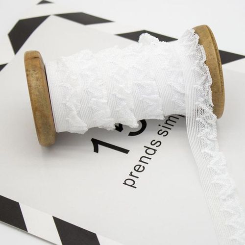 5 Yards Fish Silk Elastic Lace Embroidery Lace Webbing Diy Fabric Clothing Accessories For Home Textile Underwear Briefs