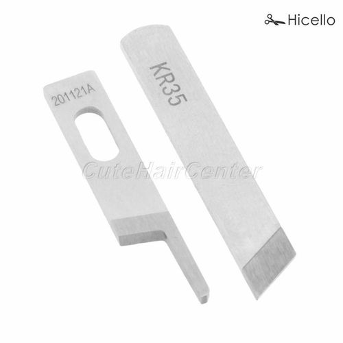 2pcs/set Kr23 Kr35 Upper/down Overlock Sewing Machine Tungsten Steel For Siruba Pegasus Sewing Machines Hicello