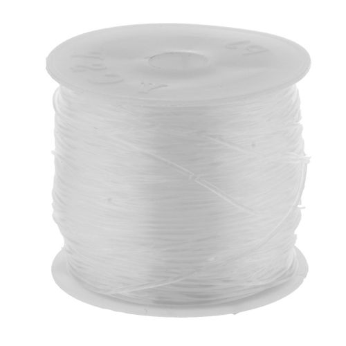 35 Stretchy Elastic String Cord Thread For DIY White