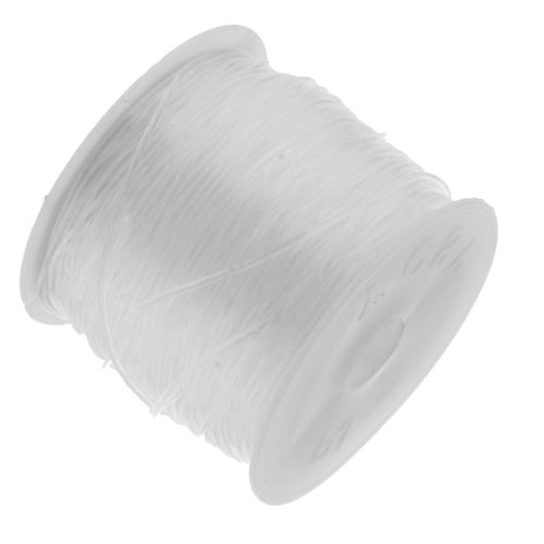 35 Stretchy Elastic String Cord Thread For DIY White