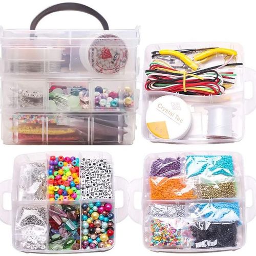 Jewelry Making Tools Kit Assorted Beads For Necklace Bracelet 10345pcs