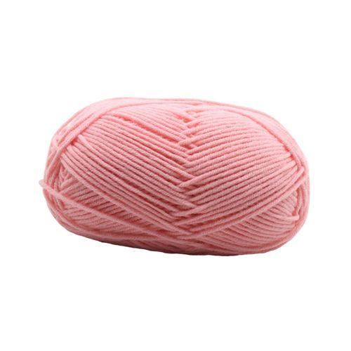 Milk Knitting Wool Yarn Crochet Yarn For Gloves Dark Pink