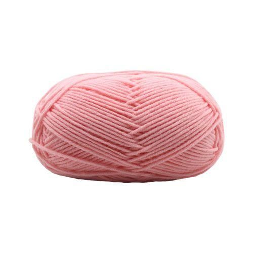Milk Knitting Wool Yarn Crochet Yarn For Gloves Dark Pink
