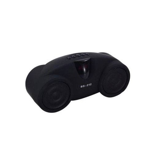BS-212BT Rechargeable Hi-fi Portable  Bluetooth Speaker - Black