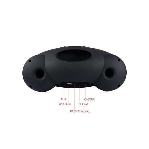 BS-212BT Rechargeable Hi-fi Portable  Bluetooth Speaker - Black