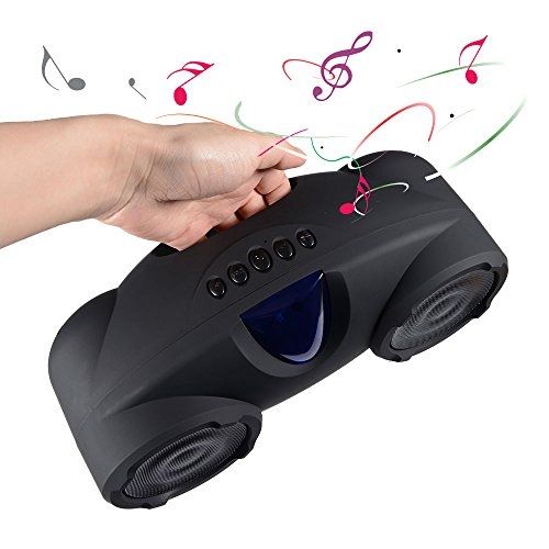 BS-212BT Rechargeable Hi-fi Portable  Bluetooth Speaker - Black