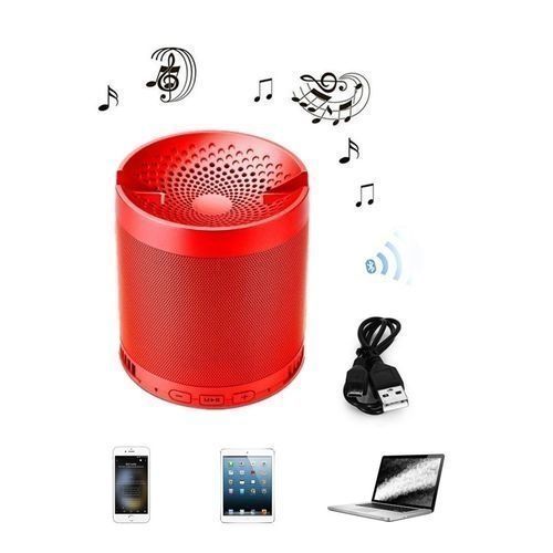 Multi-functional Q3 Wireless Bluetooth 4.0 Portable Speaker - Red