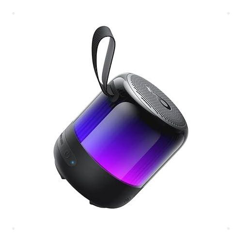 Anker Soundcore Glow Mini Portable Speaker, Bluetooth Speaker with 360&deg; Sound, Light Show, 12H Battery, Customizable EQ and Light, IP67 Waterproof and Dustproof, for Camping, Home, and Beach Parties