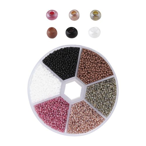 Beads, Jewelry Making  - 5700PCS Beads DIY Grey Series