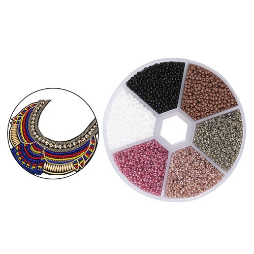 Beads, Jewelry Making  - 5700PCS Beads DIY Grey Series