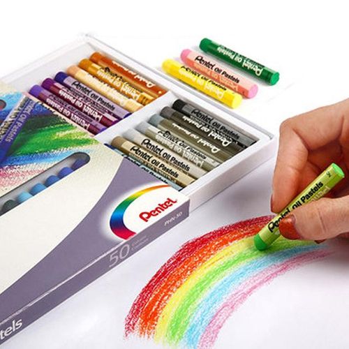 Pentel Oil Pastels 36 Color Phn Washable Crayons Not Dirty Hands Kindergarten Painting Art Coloring Pen Multicolor Suit