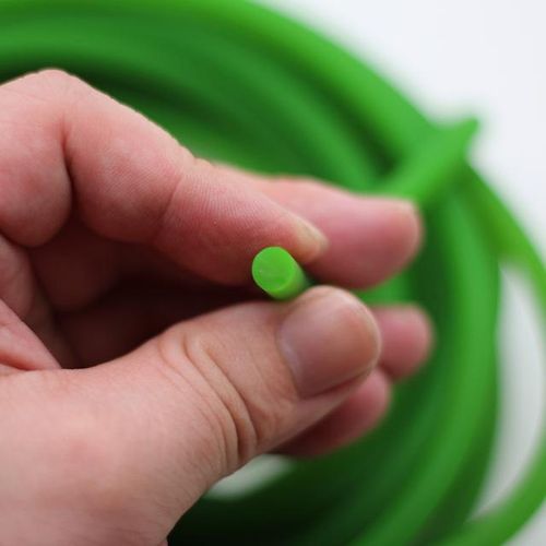 Natural Latex Slingshots Rubber Solid Elastic Rope 5/10m For Hunting Diy Green Dia. 4.5mm Elastic Band Accessory