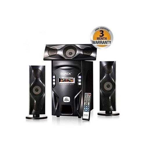 Djack AC&DC 3.1 X-Bass, Bluetooth Home Theatre Multimedia Speaker System - Black