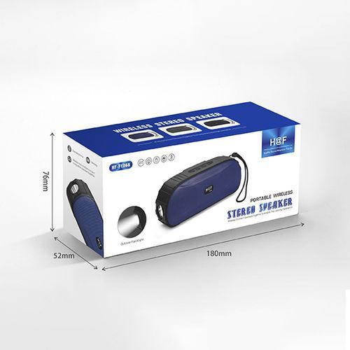 Hf Portable Rechargeable Bluetooth Portable Speaker-Black, Color May Vary