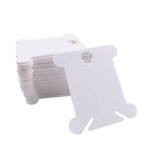 200 Pieces Floss Bobbins Winding Card DIY Spool Sewing