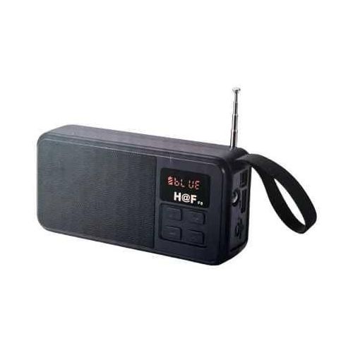 Hf Rechargeable FM/SD Bluetooth Speaker - Black,Blue