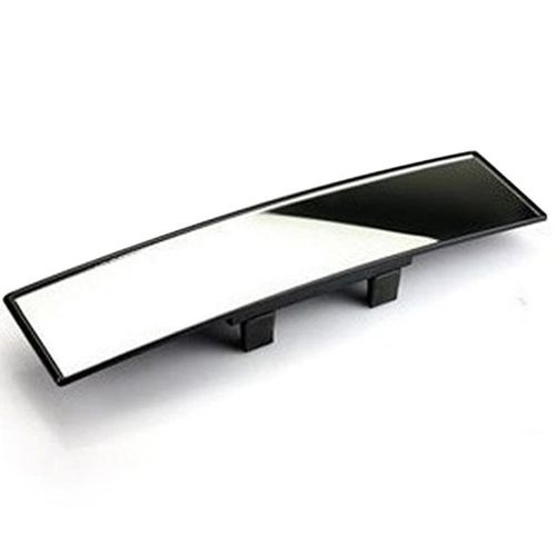 Panoramic Rear View Mirror Wide Angle Rear View Mirror with Suction Installation Car Interior Mirrors Rearview Mirror-1 piece_Orange