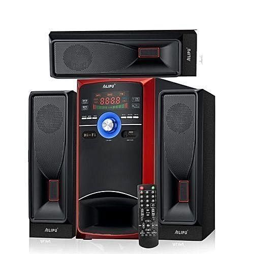 AILIPU 3.1 X-Bass Multimedia Home Audio Theatre Subwoofer Speaker -Black
