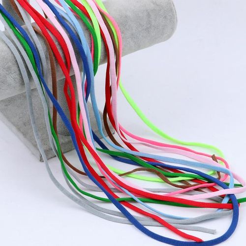10yard 4mm Flat Elastic Band Rope Rubber Band Ear Hanging Rope Belt Tape String Cord Diy Garment Sewing Craft