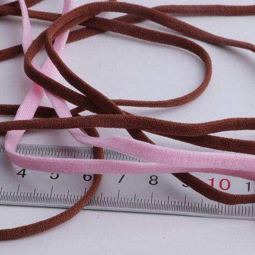 10yard 4mm Flat Elastic Band Rope Rubber Band Ear Hanging Rope Belt Tape String Cord Diy Garment Sewing Craft