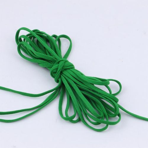 10yard 4mm Flat Elastic Band Rope Rubber Band Ear Hanging Rope Belt Tape String Cord Diy Garment Sewing Craft