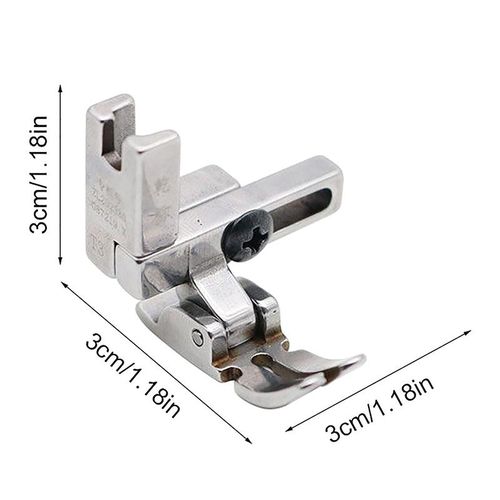 1pc Foot T3 T9 F99 Adjustable Cording Regular Zipper Presser Foot For Lockstitch Industrial Sewing Machine Accessorie
