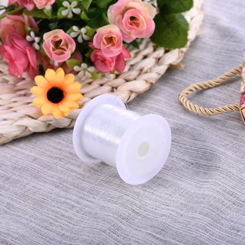 10mroll Diy Transparent Nylon Sewing Thread Craft Beading Rhinestone Thread Line Cord Wedding Shoes Clothing Materials Landmark
