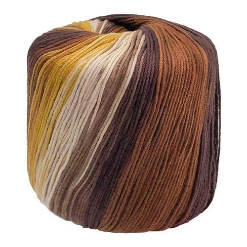 1.4OZ Ball DIY Cotton Yarn Crochet Thread  For Knitting Brown