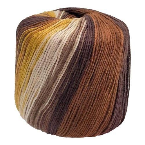 1.4OZ Ball DIY Cotton Yarn Crochet Thread  For Knitting Brown