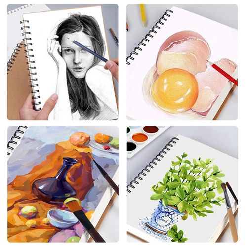 8K A4 16K 45 Sketch Book, , Spiral