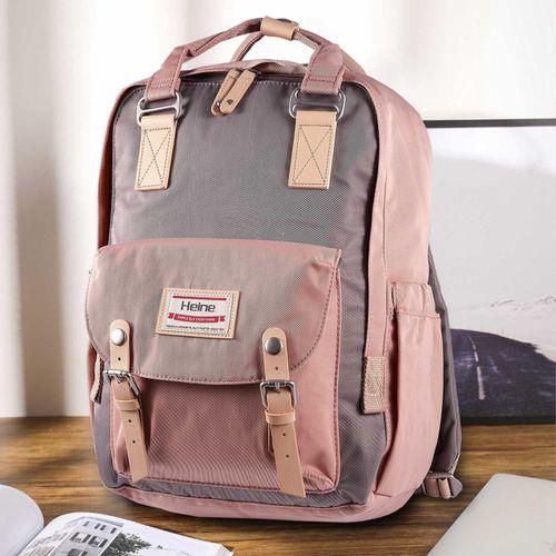 Heine Travel Backpack Baby Stuff Bag Fashion Mom Dad Pink