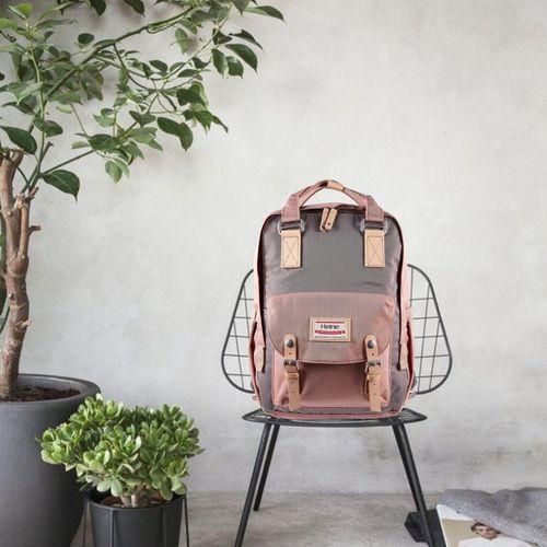 Heine Travel Backpack Baby Stuff Bag Fashion Mom Dad Pink
