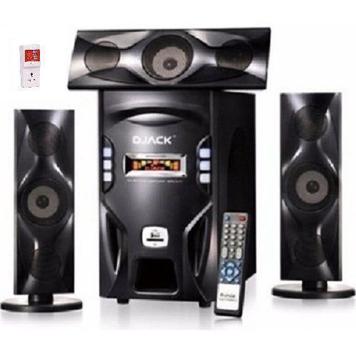 Djack 3.1Ch Bluetooth Home Theater System DJ-F3L + Free Surge Protector-Black