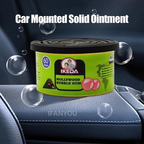 New Car Air Freshener Bubble Gum Scent Organic Cans Odor Eliminator Essential Long-Lasting,Strong Fragrance for Home Closet-Random-1pcs_black