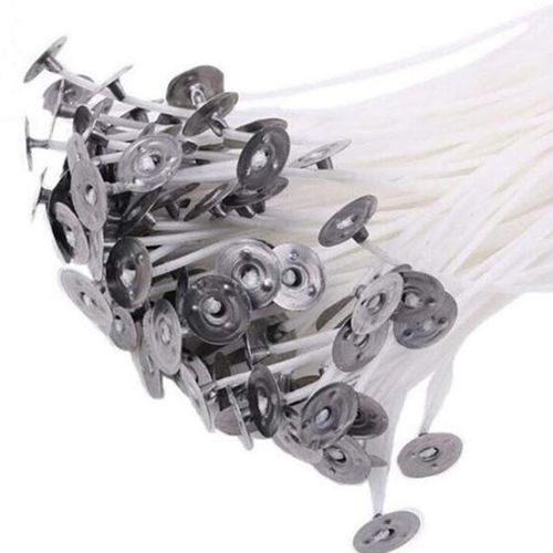 100Pcs Cotton Candle Wicks Sustainers Smokeless For DIY