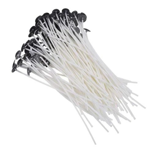 100Pcs Cotton Candle Wicks Sustainers Smokeless For DIY
