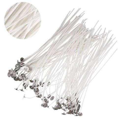 100Pcs Cotton Candle Wicks Sustainers Smokeless For DIY