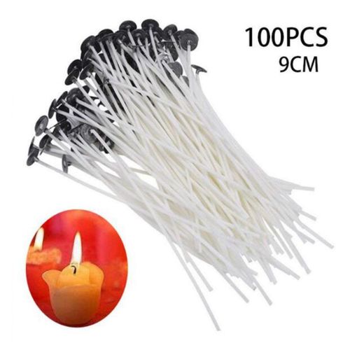 100Pcs Cotton Candle Wicks Sustainers Smokeless For DIY