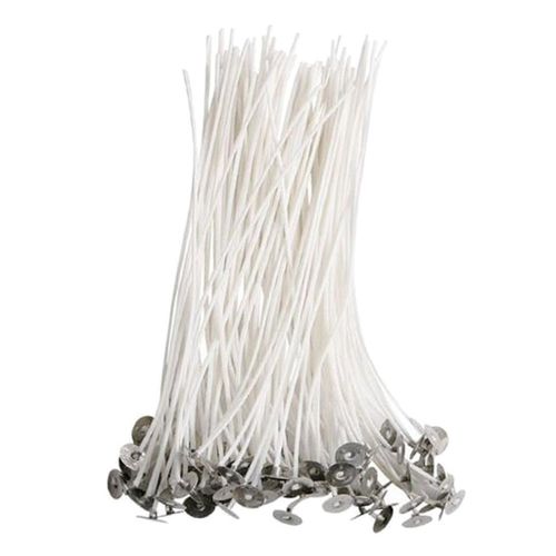 100Pcs Cotton Candle Wicks Sustainers Smokeless For DIY
