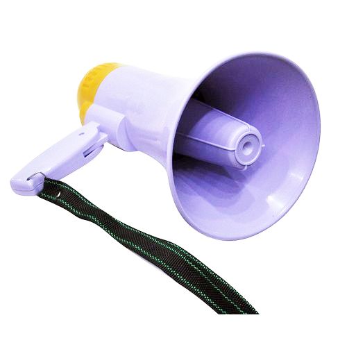 Megaphone - White, Yellow