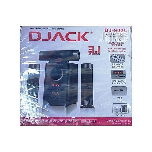 Djack Bluetooth Home Theatre System with a Remote Control - Black