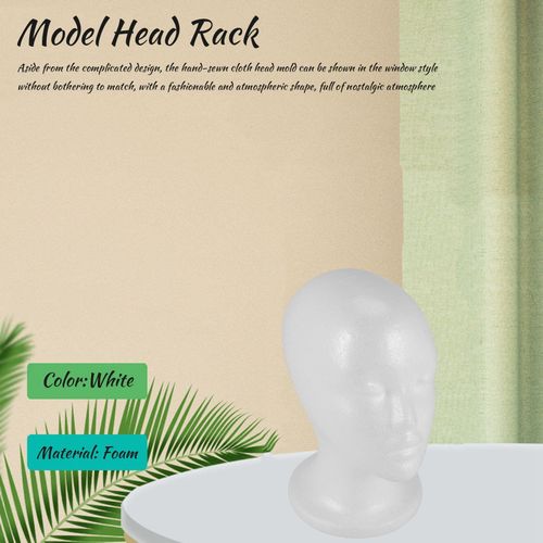 915 Generation Female Foam Mannequin Head Model Hat Wig Display Stand Rack