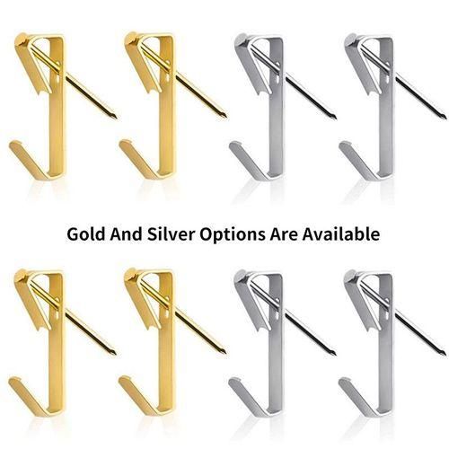 Picture Hanging Hooks, 184PCS Picture Hanging Kit Including 20lb30lb50lb Hanging Hooks, Heavy Duty Picture Hooks with Nails for Picture Frame, Canvas, Mirror Hanging Decoration, Silver