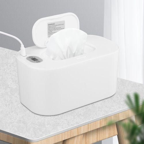 USB Baby Wet Wipe Warmer, Large Capacity White Thermostat