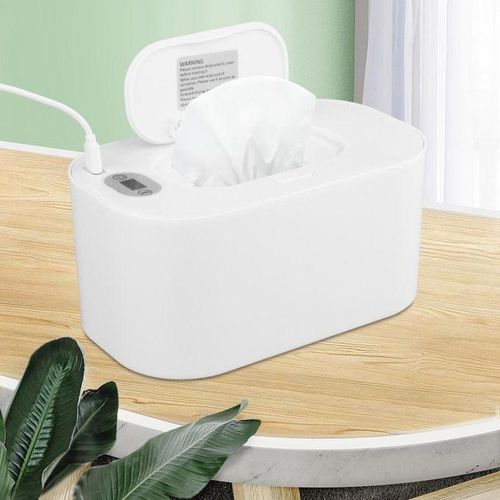 USB Baby Wet Wipe Warmer, Large Capacity White Thermostat